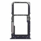 For Motorola Moto G Pure SIM Card Tray + Micro SD Card Tray (Black) - 1