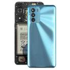 For ZTE Blade V40 Vita Battery Back Cover(Blue) - 1