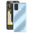 For ZTE Blade A52 Battery Back Cover(Blue) - 1