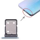 For OnePlus 10R 80W CPH2411 SIM Card Tray + SIM Card Tray (Green) - 5