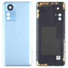 For ZTE Blade A72S A7050 Battery Back Cover(Blue) - 1