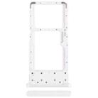 For Nokia X10 Original SIM + SIM / Micro SD Card Tray (White) - 1