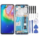 For TCL 20 5G OEM LCD Screen Digitizer Full Assembly with Frame (Blue) - 1