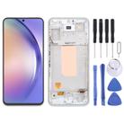 For Samsung Galaxy A54 5G SM-A546 6.43 inch OLED LCD Screen Digitizer Full Assembly with Frame (White) - 1