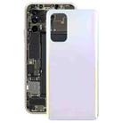 For OPPO Find X3 Lite Glass Material Battery Back Cover(Bright Silver) - 1