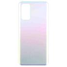 For OPPO Find X3 Lite Glass Material Battery Back Cover(Frosted Silver) - 2