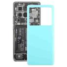 For vivo X80 OEM Glass Material Battery Back Cover(Blue) - 1