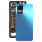 For Xiaomi Poco F4 OEM Glass Material Battery Back Cover(Blue) - 1