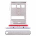 For Huawei Mate 60 SIM + NM Card Tray (Silver) - 1