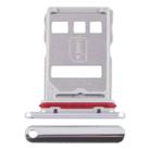 For Huawei Mate 50 SIM + NM Card Tray (Silver) - 1