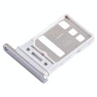For Honor 80 Pro Flat SIM + SIM Card Tray (Silver) - 2