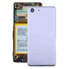 For Sony Xperia Ace Original Battery Back Cover with Camera Lens Cover(Purple) - 1