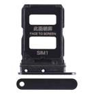 For Xiaomi Civi 1S SIM Card Tray + SIM Card Tray (Black) - 1