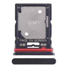 For Xiaomi Poco X4 GT SIM Card Tray + SIM Card Tray / Micro SD Card Tray (Black) - 1