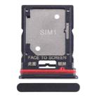 For Xiaomi Redmi K50i SIM Card Tray + SIM Card Tray / Micro SD Card Tray (Black) - 1