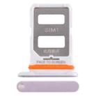 For Xiaomi 12 Lite SIM Card Tray + SIM Card Tray (Pink) - 1