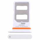 For Xiaomi Redmi Note 12 Pro 5G SIM Card Tray + SIM Card Tray (White) - 1