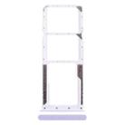 For Xiaomi Redmi 12C SIM Card Tray + SIM Card Tray + Micro SD Card Tray (Purple) - 1