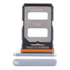 For Xiaomi Redmi Note 12 Turbo SIM Card Tray + SIM Card Tray (Silver) - 1