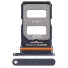 For Xiaomi Redmi Note 12T Pro SIM Card Tray + SIM Card Tray (Black) - 1