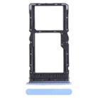 For Xiaomi Redmi 12 4G SIM Card Tray + SIM Card Tray / Micro SD Card Tray (Blue) - 1