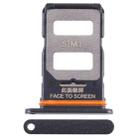 For Xiaomi Note 13 Pro SIM Card Tray + SIM Card Tray (Black) - 1