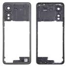 For Xiaomi Redmi 13C Original Middle Frame Bezel Plate (Black) - 1