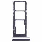 For Tecno Spark Go 2023 BF7n SIM Card Tray + SIM Card Tray + Micro SD Card Tray (Black) - 1