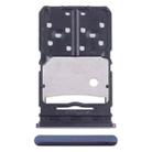 For Tecno Camon 20 SIM Card Tray + Micro SD Card Tray (Blue) - 1