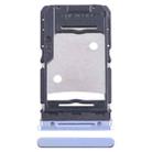 For Infinix Zero X Pro X6810 SIM Card Tray + SIM Card Tray + Micro SD Card Tray (Blue) - 1