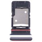 For Infinix Note 11 Pro X697 SIM Card Tray + SIM Card Tray + Micro SD Card Tray (Silver) - 1