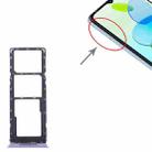 For Infinix Smart 6 X6511B SIM Card Tray + SIM Card Tray + Micro SD Card Tray (Purple) - 4