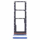 For Infinix Note 11i SIM Card Tray + SIM Card Tray + Micro SD Card Tray (Blue) - 1