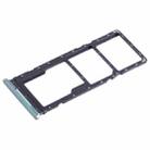 For Infinix Hot 12i X665B SIM Card Tray + SIM Card Tray + Micro SD Card Tray (Green) - 2
