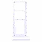 For Infinix Smart 7 HD X6516 SIM Card Tray + SIM Card Tray + Micro SD Card Tray (White) - 1