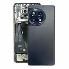 For OnePlus ACE 2 PHK110 Battery Glass Back Cover(Black) - 1