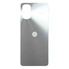 For Motorola Moto E32 Original Battery Back Cover(Silver) - 2