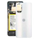 For Motorola Moto G82 Original Battery Back Cover(White) - 1