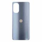 For Motorola Moto G52 Original Battery Back Cover(Grey) - 2