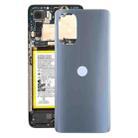 For Motorola Moto G62 5G Original Battery Back Cover(Grey) - 1