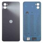 For Motorola Moto E22s Original Battery Back Cover(Black) - 1