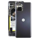For Motorola Moto G72 Original Battery Back Cover(Black) - 1