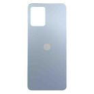 For Motorola Moto G53 Original Battery Back Cover(Silver) - 2