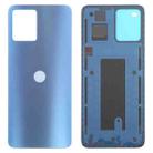 For Motorola Moto G14 Original Battery Back Cover(Blue) - 1