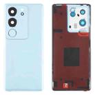 For vivo V29 Original Battery Back Cover with Camera Lens Cover(Blue) - 1