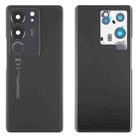 For vivo V29 Pro Original Battery Back Cover with Camera Lens Cover(Black) - 1