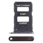 For Xiaomi 14 SIM Card Tray + SIM Card Tray (Black) - 1