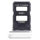 For Xiaomi 14 SIM Card Tray + SIM Card Tray (Silver) - 1