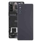 For Sony Xperia 10 V Original Battery Back Cover with Camera Lens Cover(Black) - 1