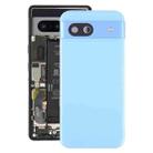 For Google Pixel 8A Battery Back Cover with Camera Lens Cover(Blue) - 1